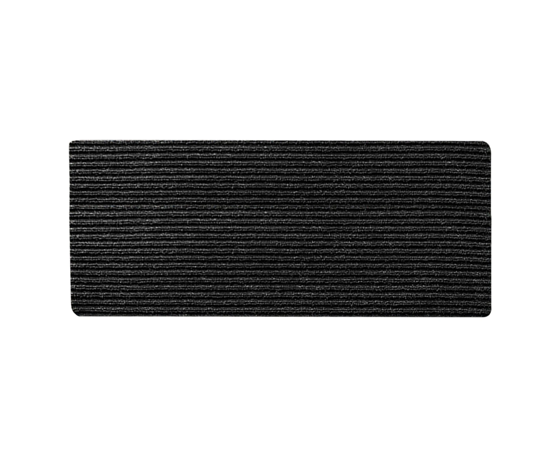 Stairs Mat Wear-resistant Mute Fadeless Reusable High Friction Anti-slip Polyester Self-adhesive Stairs Tread Mat Household Supplies-One Size Dark Gray