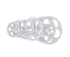 6Pcs Cutter Mold Lightweight Rounded Petals Shape Plastic Rose Flower Cutter Mold for Cakes