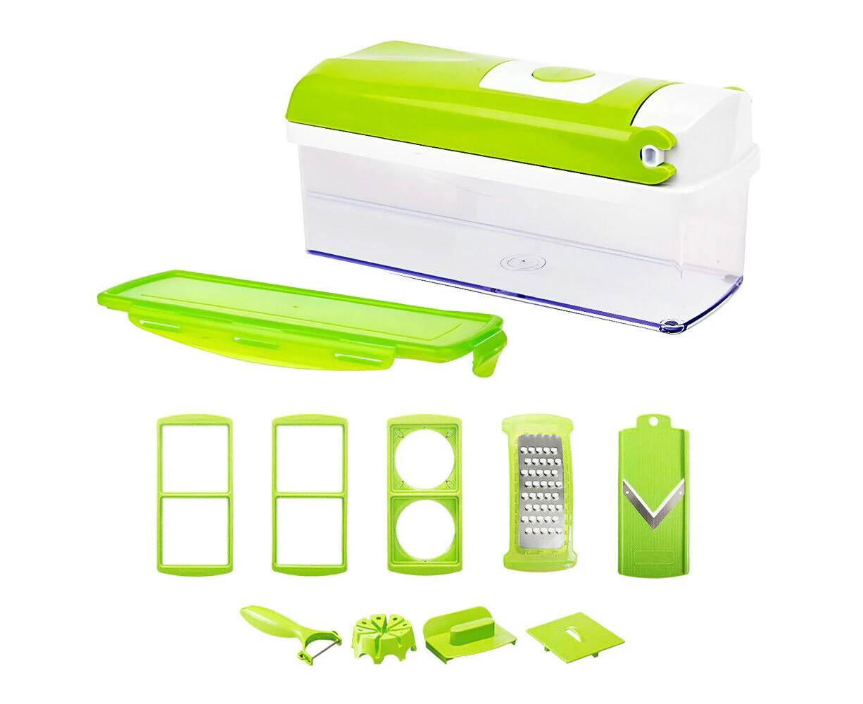 13IN1 A Food Slicer Fruit Cutter Dicer Nicer Container Chopper Peeler Vegetable