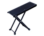 Guitar Foot Rest, Height Adjustable Guitar Footstools/folding Footstool,pedal (1pc,black)