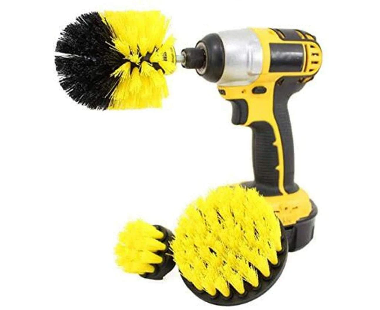 Drill Brush Attachment 3 Pack Power Scrubber Brush Cleaning Kit All Purpose Drill Brush For Bathroom Surfaces, Grout, Floor, Tub, Shower, Tile,