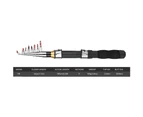 Small Sea Pole Portable Short Pole Ice Fishing Rod Mini Sea Fishing Tools 28049-100 (1.9M)