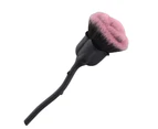 Rose Makeup Brush Blush Brush Super Large Face Powder Makeup Brushes For Powder Cosmetic(1pcs, Black + Purple)