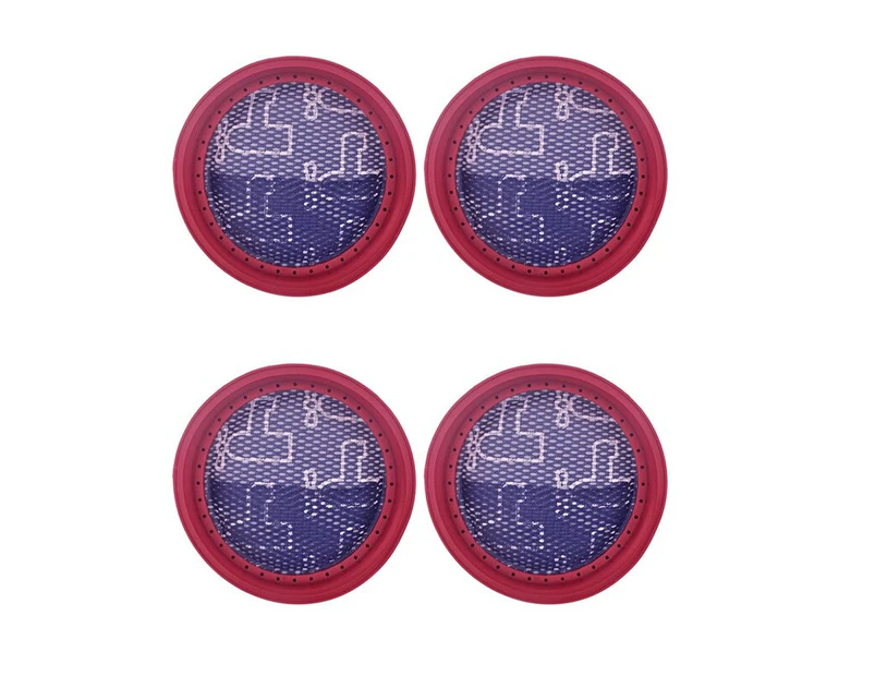 4Pcs for Dibea D18 D008Pro Hand-Held Vacuum Cleaner Round Washable Filter Meshes Filter Vacuum Cleaner Filter