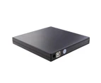 External CD DVD Drive, Portable/Plug and Play/Low Noise/Slim USB 2.0 DVD/CD Burner and Reader for Desktop Laptop Mac Macbook Windows 10/8/7/XP