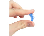 Swimming earplugs + nose clip W32-20 bluedigital