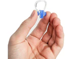 Swimming earplugs + nose clip W32-20 bluedigital