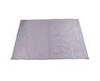 Canopy Canvas Stainless Steel 2X3M Rectangle Canopy With Four Ropes For Courtyard Grassland Garden Gray