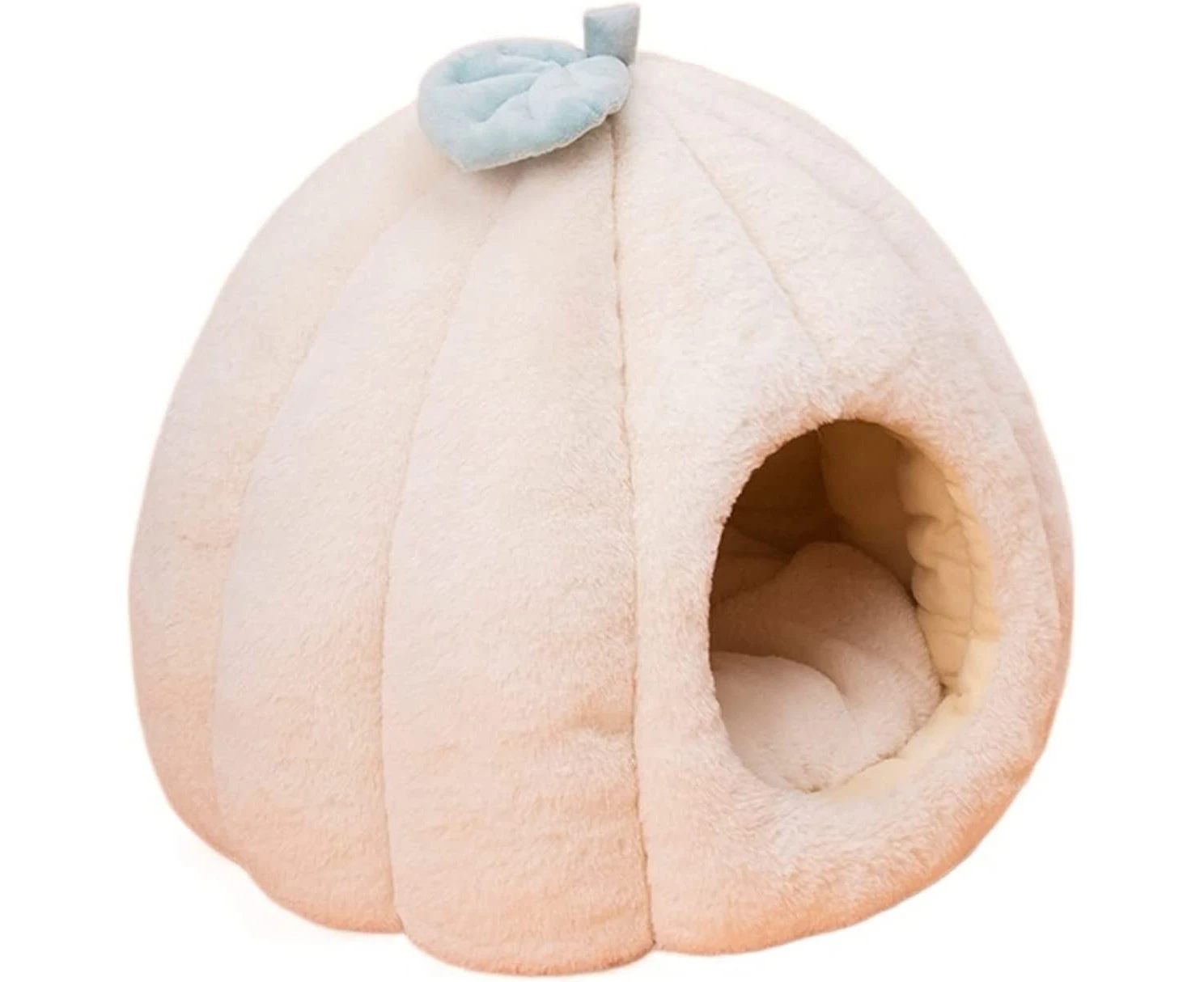 cat Sofa Pumpkin Shaped Cat Kennel Warm Cat Mat Bed Yurt Push Cat Carpet Pet Dog Cushion Removable and Washable Nest Cat Blanket Supplies Cat Supplies,S