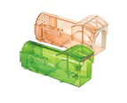 Highly Sensitive Reusable Easy to Use Humane Mouse Trap - orange