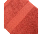 3PCS 100% Combed Cotton Towel Set Bath Towel Hand Towel & Face Washer Sets Rust
