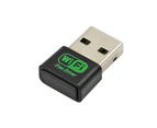 Buutrh Convenient Wireless Network Card Portable USB 2.0 WiFiBlack-