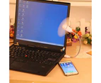 Buutrh Portable Flexible Mini Cooling for PC Notebook LaptopBlue-