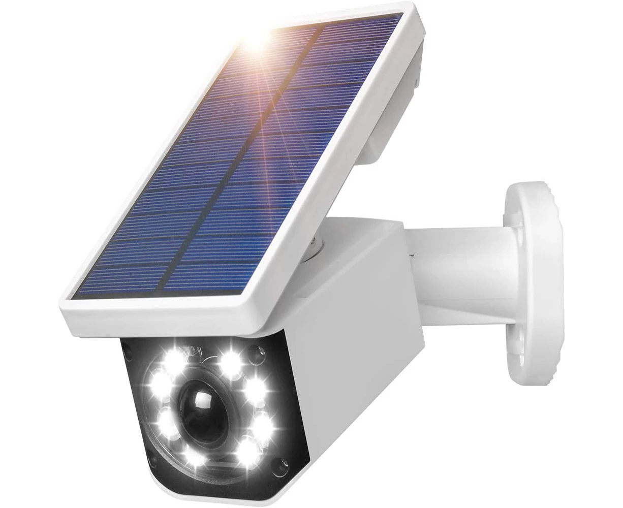 Outdoor Waterproof Ip66 Solar Power Solar Security Camera With Motion Sensor Led Solar Light For Garden Garage