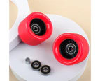 1Pc/4Pcs/8Pcs Skate Wheel Not Luminous Good Grip with Bearings Indoor Outdoor Quad Roller Skate Wheel Skating Accessory - Sets