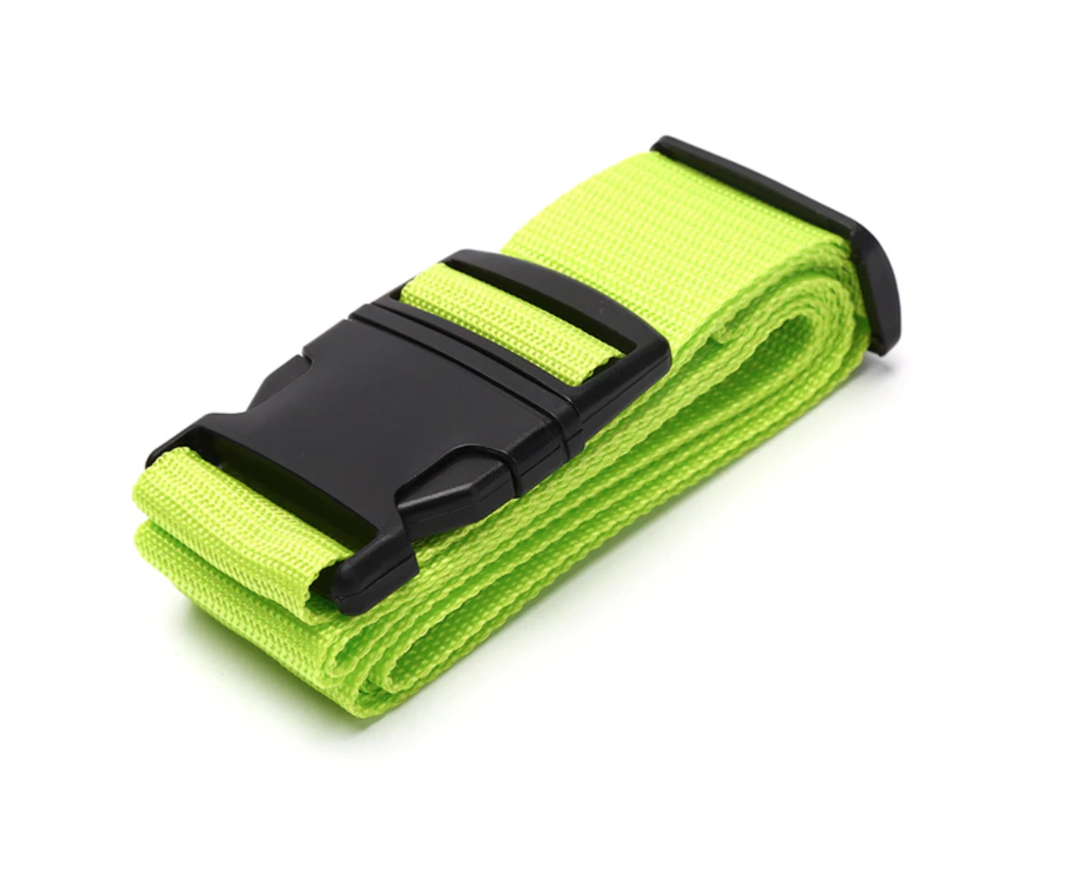 Luggage Strap Travel Suitcase Secure Safe Nylon Packing Belt Buckle - Green