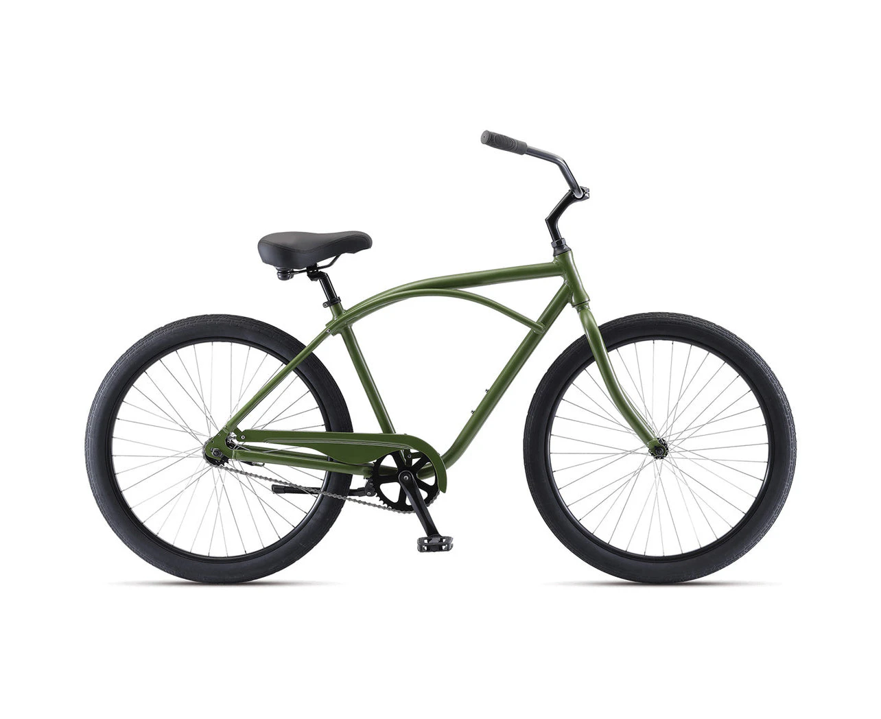 Comfort Coaster EA1 Single Speed Cruiser Bike Army Green (X Large, 21")