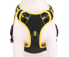 Reflective No Pull Dog Harness with Leash-Yellow