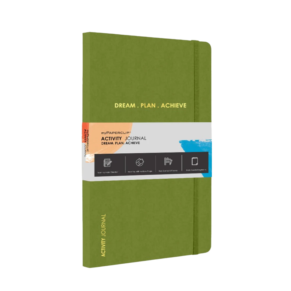 Activity Journal Notebook - Olive Green