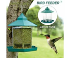 Garden Hanging Wild Bird Feeder Birds Gazebo Shape Container Waterproof Outdoor