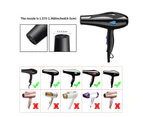 Universal Collapsible Hair Dryer Diffuser Attachment- Salon Grade Tool,Lightweight Foldable Portable-Black