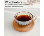 -2Pcs Wooden Tray Solid Wood Serving Tray Bathroom Tray Rectangle Small Platter Tea Tray Coffee Table Tray