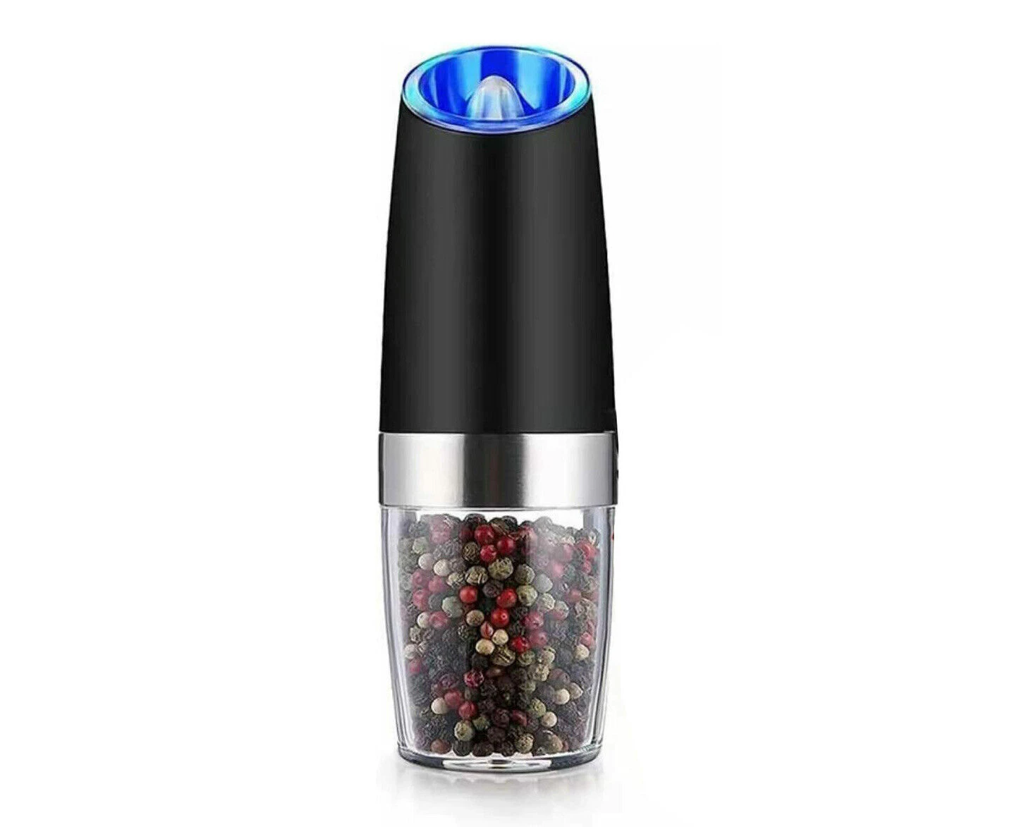 1pcs Stainless Steel Electric Salt & Pepper Grinder Mills Shakers LED Kitchen Set