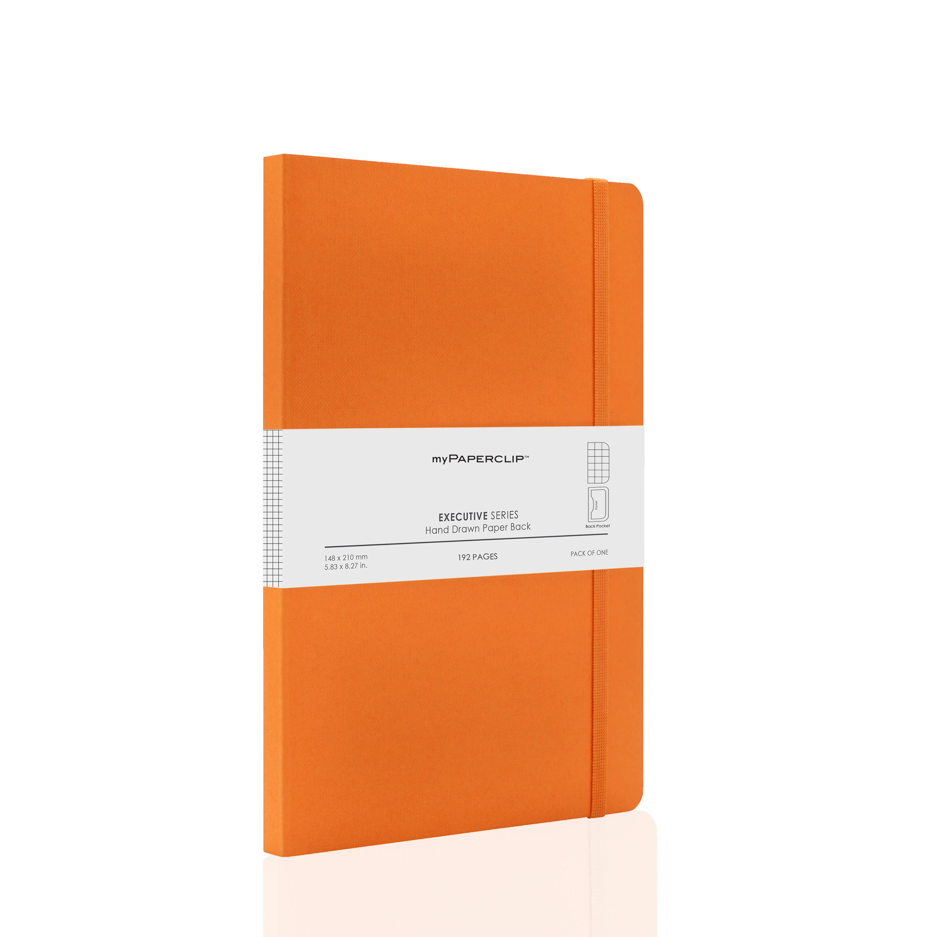 Executive Series A5 Notebook Soft Cover 80 GSM - Orange