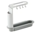 Simple Sink Rack Eco-friendly Household Plastic Sink Rack - Grey