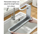 Simple Sink Rack Eco-friendly Household Plastic Sink Rack - Grey