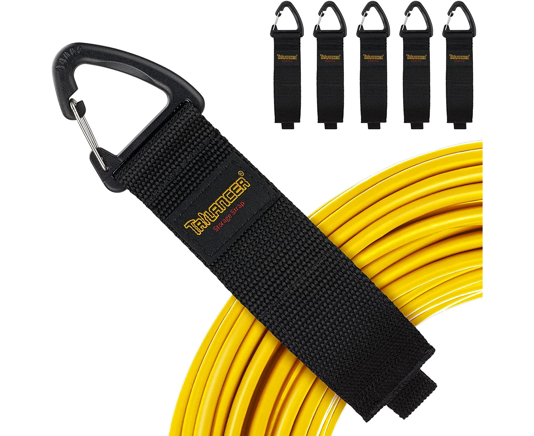 6Pcs Storage Straps - Storage Of Extension Cords, Organizers, Wire Wrap Holders, Cable Straps For Tools, Hoses, Ropes