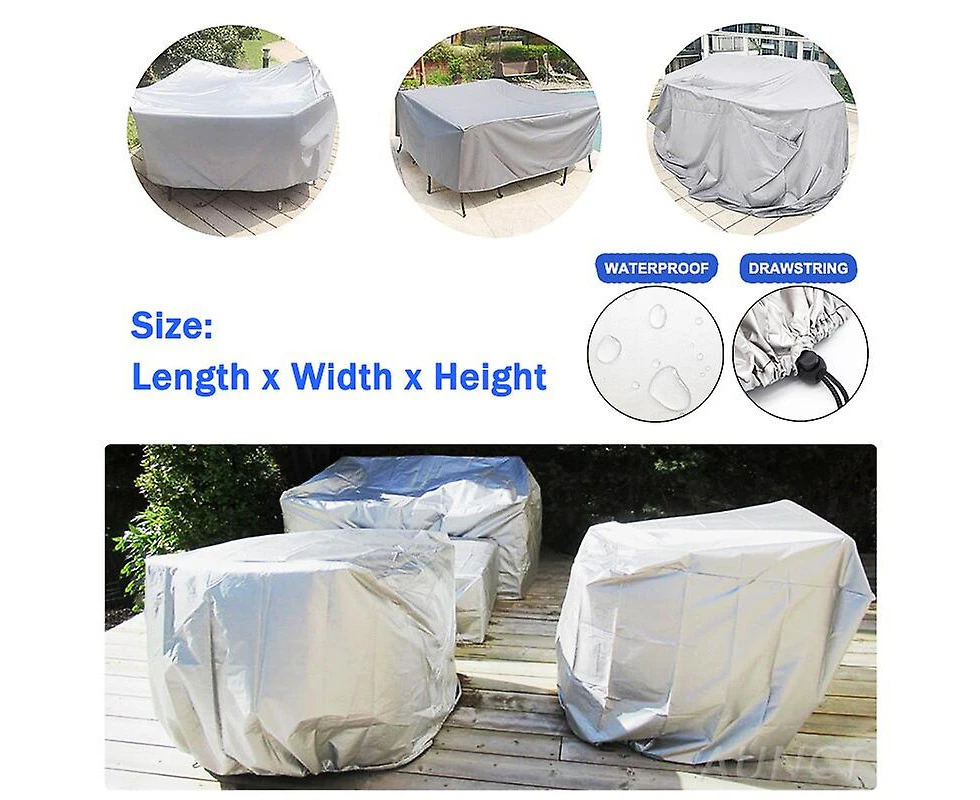 55 Sizes Patio Waterproof Cover Outdoor Garden Furniture Covers Rain Snow Chair covers for Sofa Table Chair Dust Proof Cover