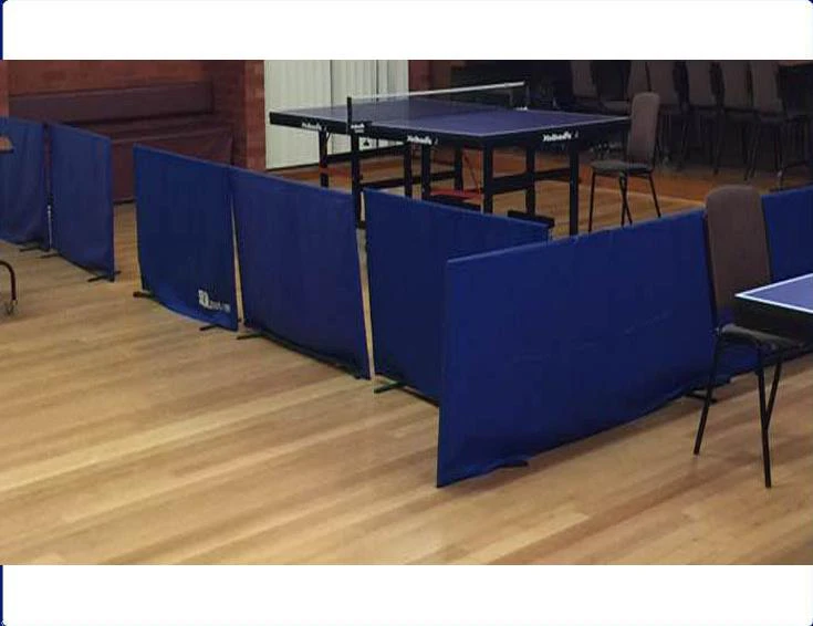 Table Tennis / Badminton / Net ball Sporting Court Surrounds Barrier 200cm x 75cm (x6)