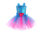 Tutu Princess Troll Princess Bobbi Blank Girls Mesh Tutu Dress