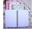 4 Pack (A5) Spiral Notebooks Diary Hardcover Planner 8.26 X 5.9 inches 160 pages Lined Notebooks White Paper