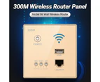 Buutrh Universal Wireless Router Socket Widely Used Mini SocketGolden-