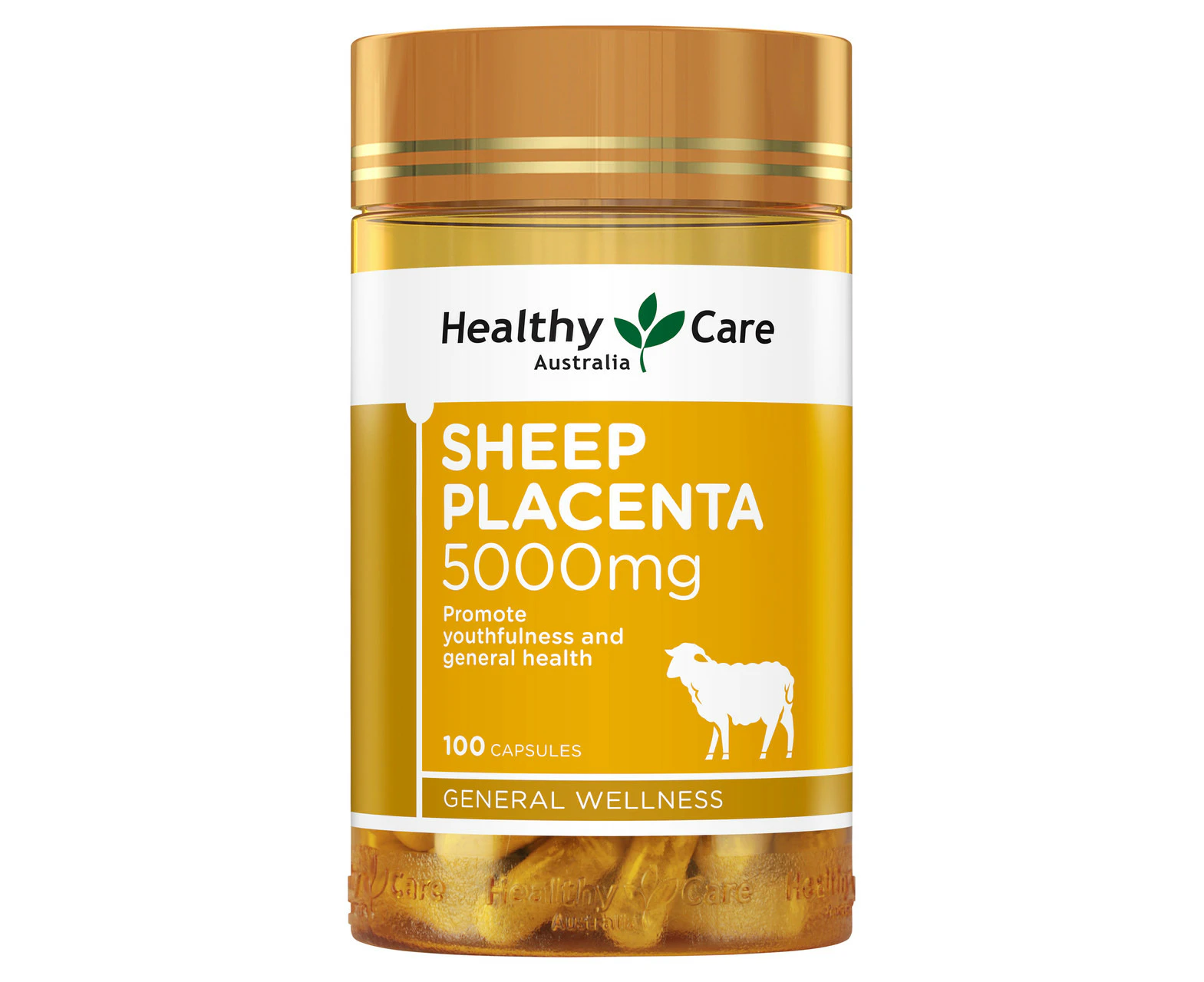 Healthy Care Sheep Placenta 5000mg 100 Capsules