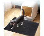 Pet Cat Litter Mat Waterproof Eva Double Layer Cat Litter Trapping Pet Litter Box Mat Clean Pad Products For Cats Accessories