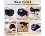 2 in 1 Facial Cleansing Brush Face Scrubber for Deep Skin Cleansing  Bristles Facial Exfoliating Brush Skin Care Tools