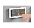 Bathroom Waterproof Phone Shower Storage Case-White