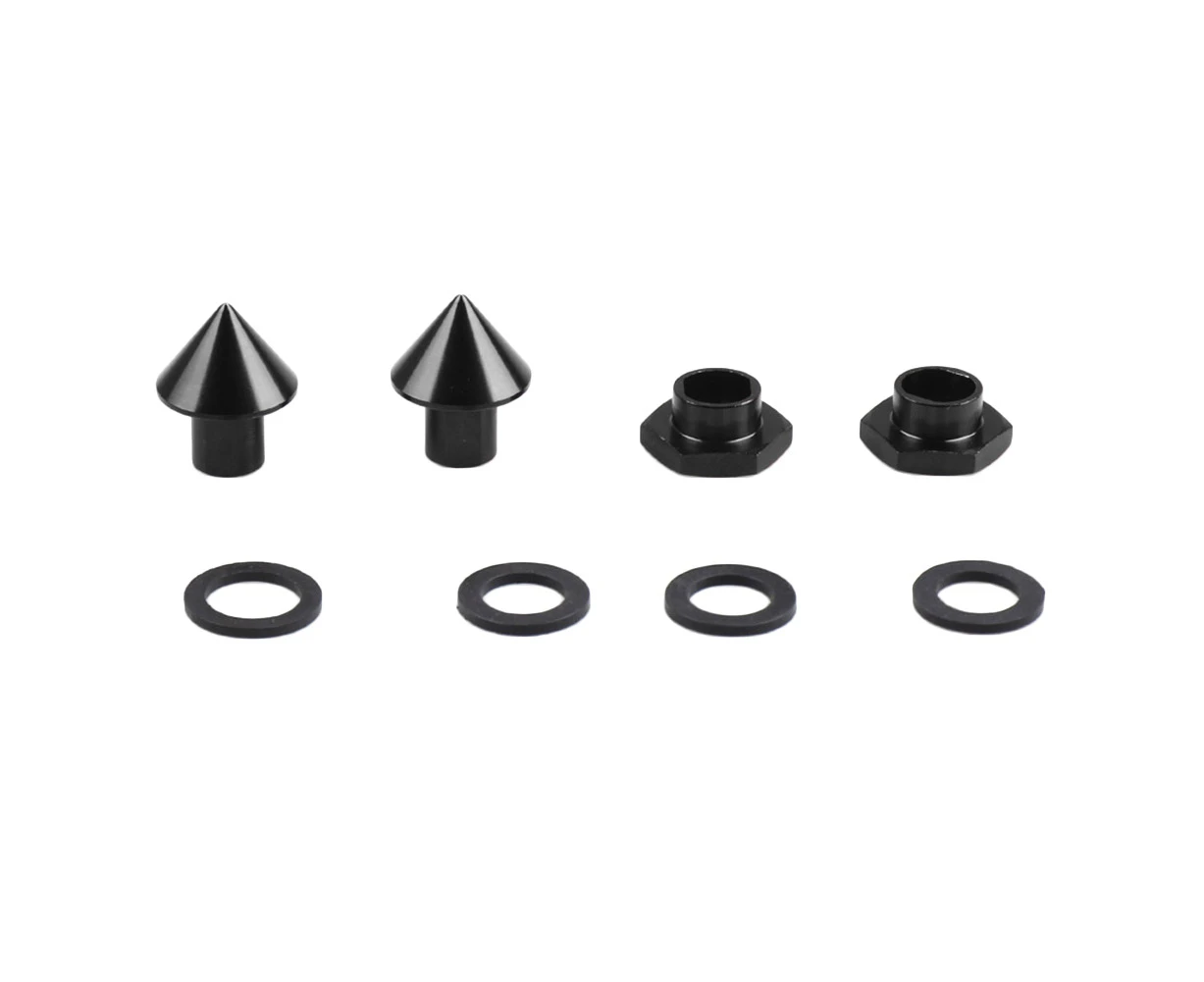 Uedai Pointed Car Rear Window Glass Strut Kit Accessories for Honda Civic 92-95 EG - Black