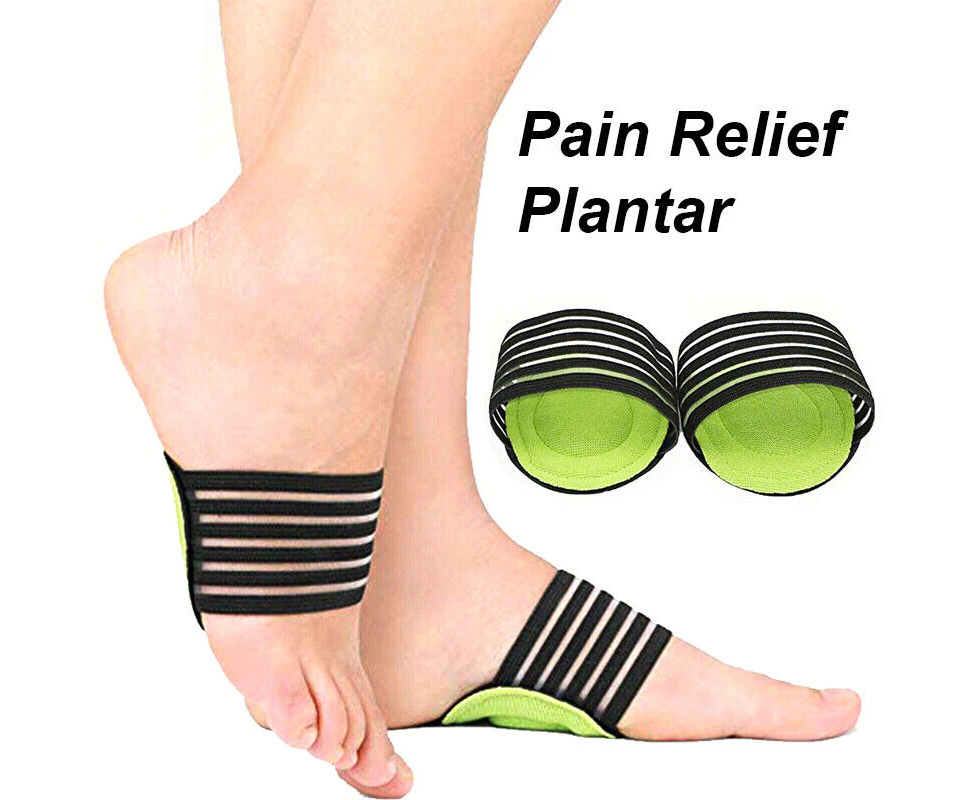 Foot Heel Pain Relief Plantar Fasciitis Insole Pads & Arch Support Shoes