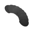 Non-slip Shoe Sole Protector Pads Self-adhesive Anti-slip Sticker(8pair, Black)