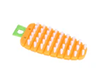 Carrot Shape Vegetable Brush Potato Scrubbing Brush Fruit Cleaner Kitchen Scrubberorange