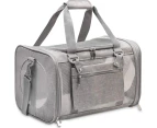 Durable Collapsible Pet Travel Bag Gray - Gray