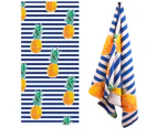 Extra Large Beach Towel - Large Thick Microfiber Absorbent Bath Towel For Pool & Bath