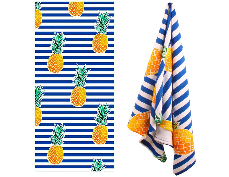 Extra Large Beach Towel - Large Thick Microfiber Absorbent Bath Towel For Pool & Bath