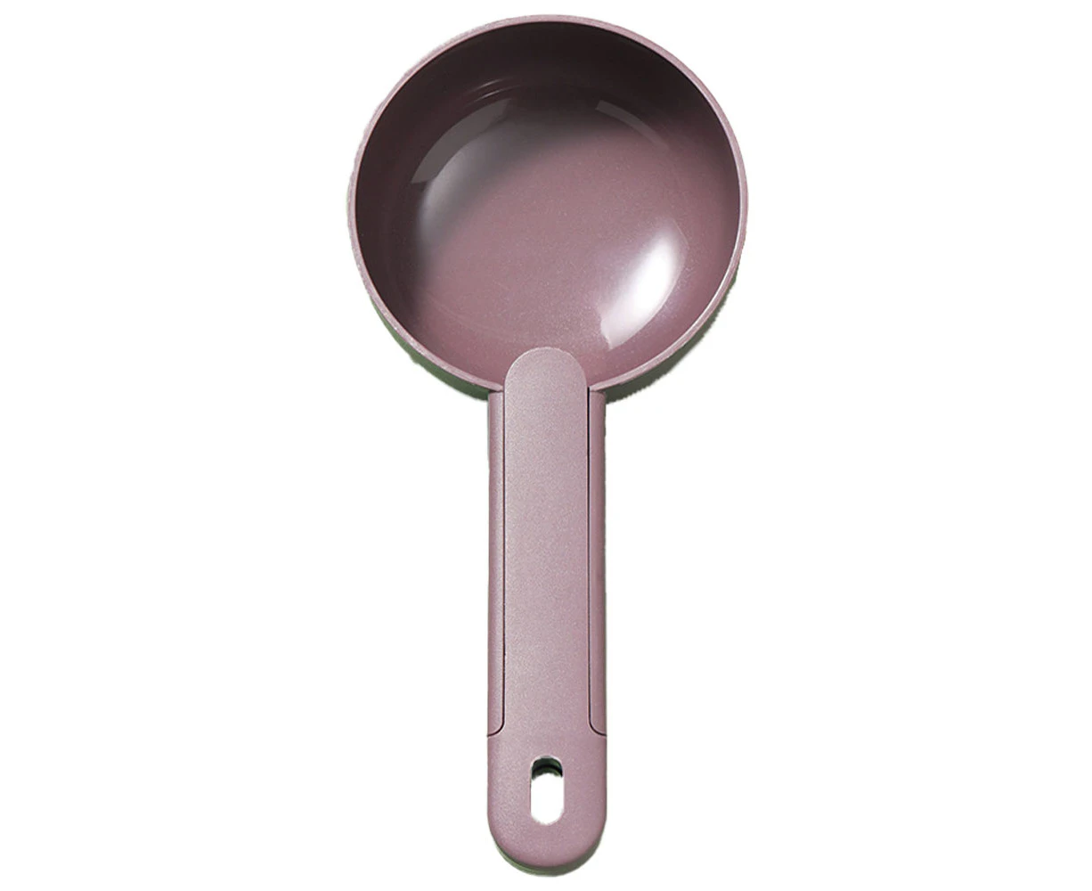 Pet Food Scoop, Cat Food Measuring Cups, Long Handle Scoop for Dog, Cat and Rabbit Food purple