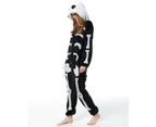 Costume Bay Adult Unisex Skeleton Onesie Kigirumi Animal Pajamas Halloween Costume Jumpsuit Sleepwear