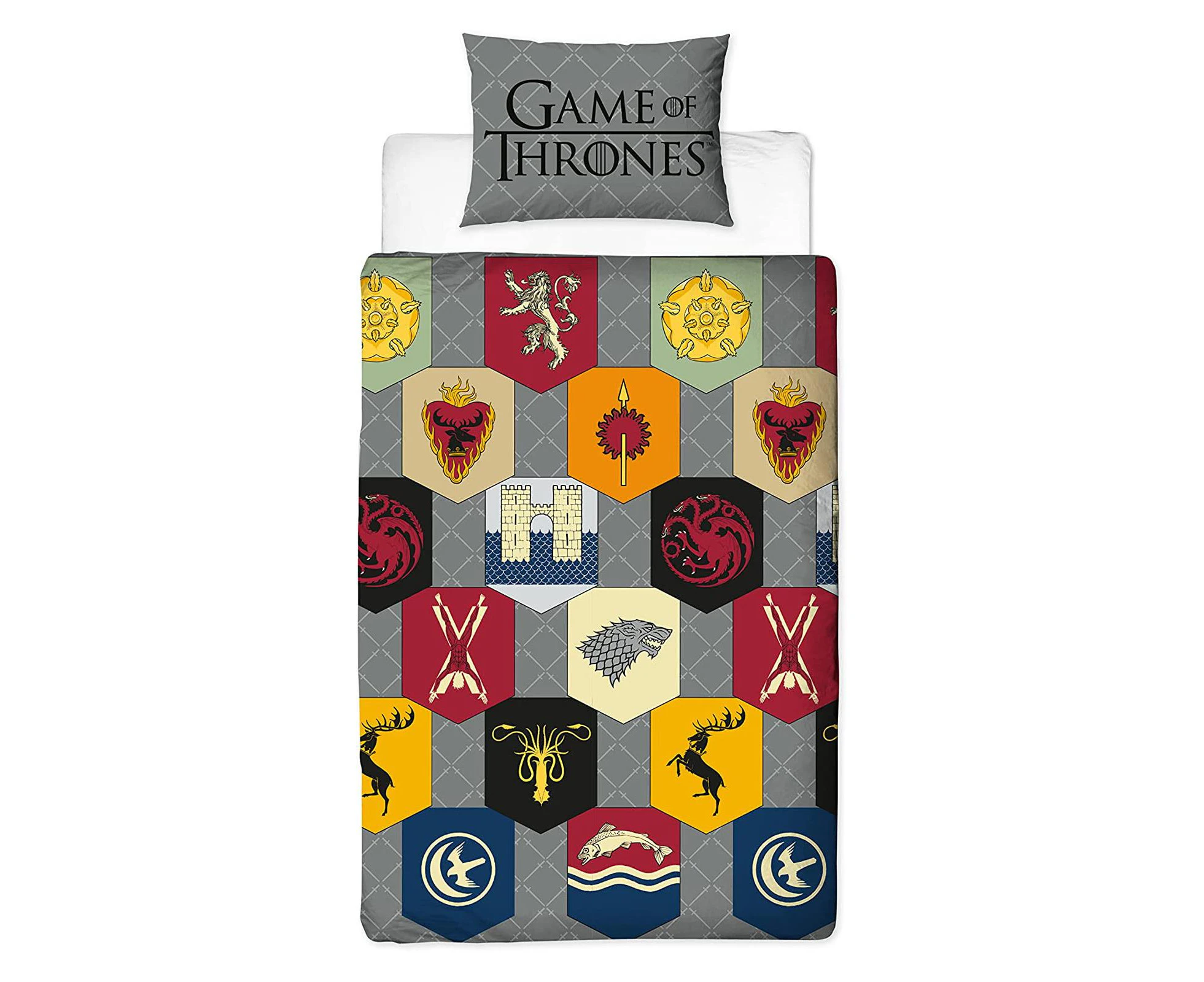 Game of Thrones Iconic Single Duvet Cover Set